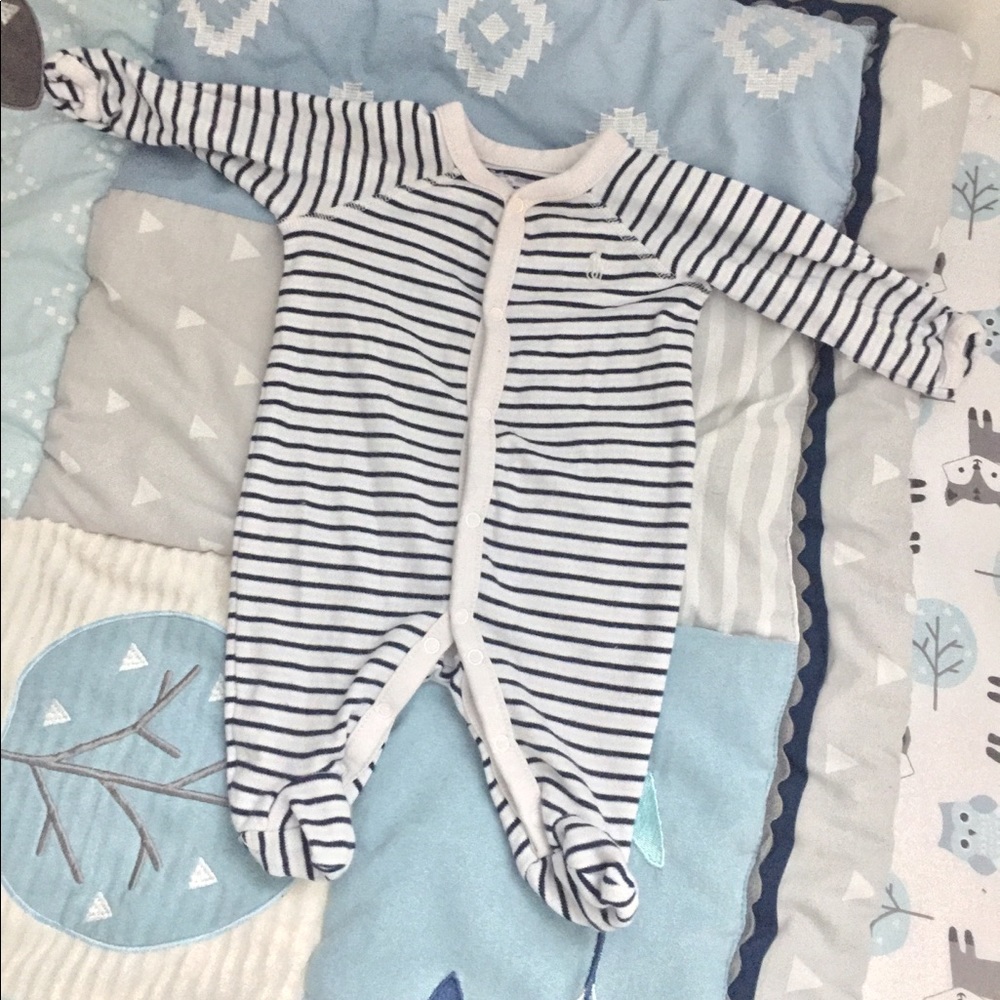 Polo newborn onesie